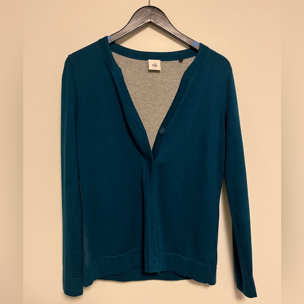 Cabi 3368 - Ever Snap Front Cardigan - Teal